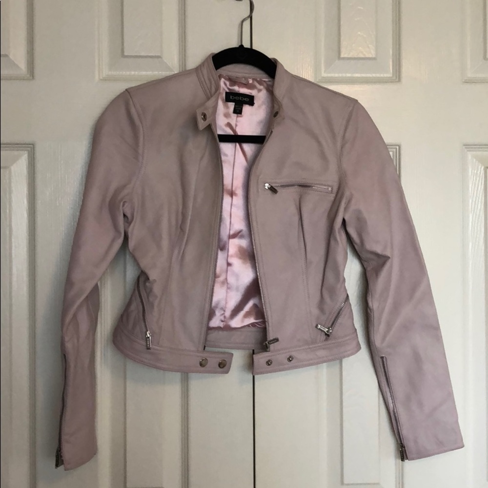 Pink Leather Jacket